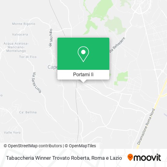 Mappa Tabaccheria Winner Trovato Roberta