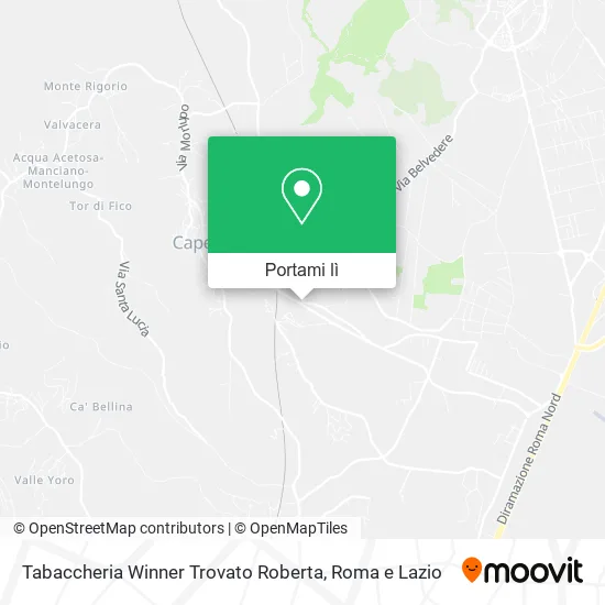 Mappa Tabaccheria Winner Trovato Roberta