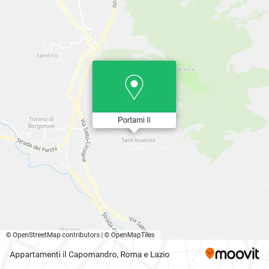 Mappa Appartamenti il Capomandro