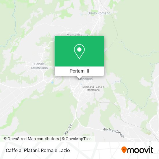 Mappa Caffe ai Platani