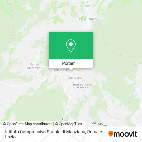 Mappa Istituto Comprensivo Statale di Manziana