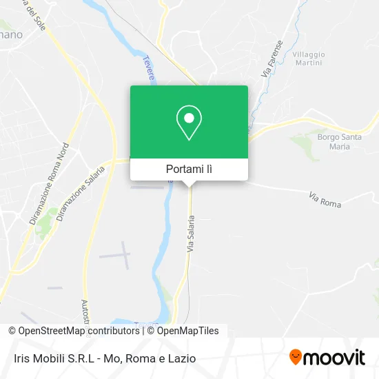 Mappa Iris Mobili S.R.L - Mo
