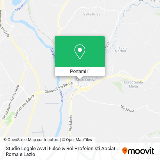 Mappa Studio Legale Avvti Fulco & Roi Profeionisti Aociati