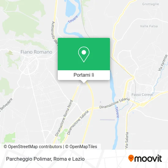 Mappa Parcheggio Polimar