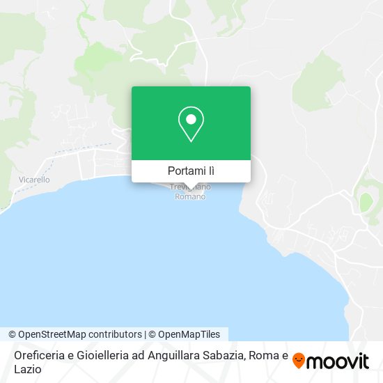 Mappa Oreficeria e Gioielleria ad Anguillara Sabazia
