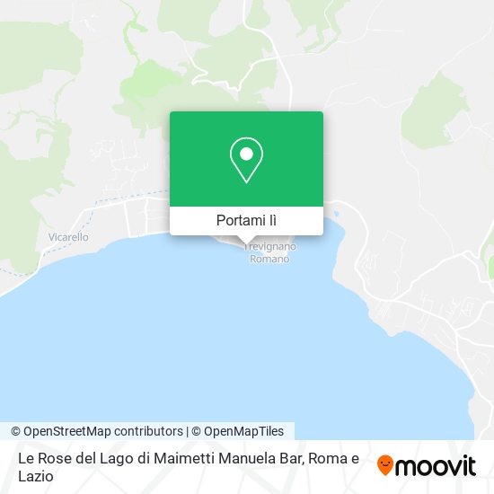 Mappa Le Rose del Lago di Maimetti Manuela Bar