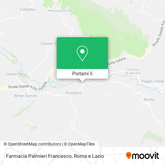 Mappa Farmacia Palmieri Francesco