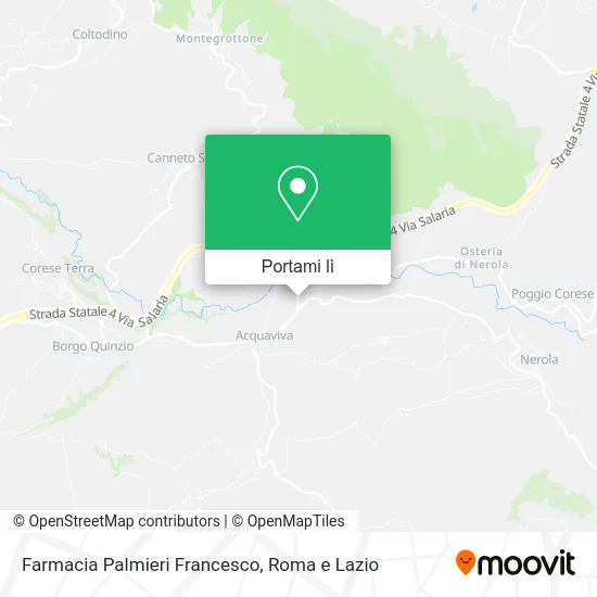 Mappa Farmacia Palmieri Francesco