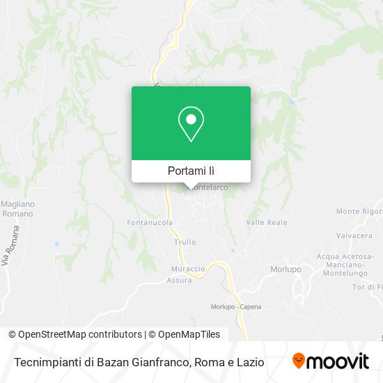 Mappa Tecnimpianti di Bazan Gianfranco