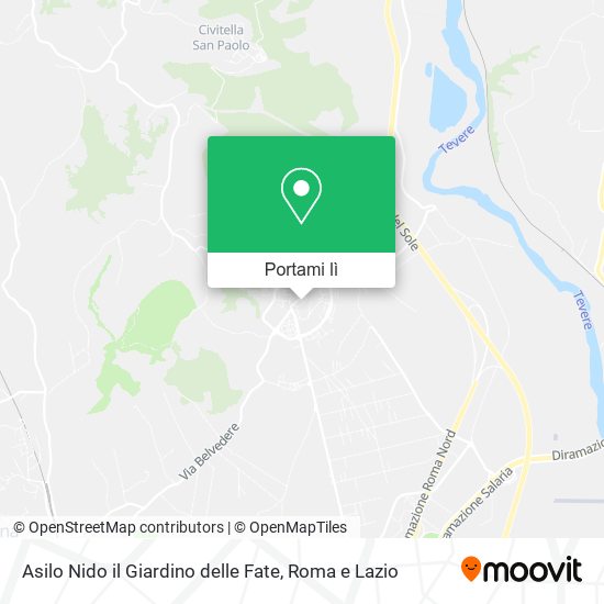 Mappa Asilo Nido il Giardino delle Fate