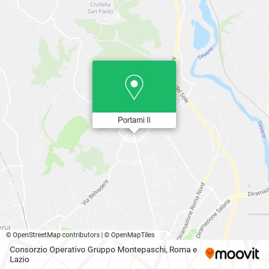 Mappa Consorzio Operativo Gruppo Montepaschi