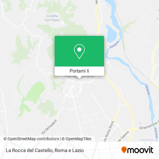 Mappa La Rocca del Castello