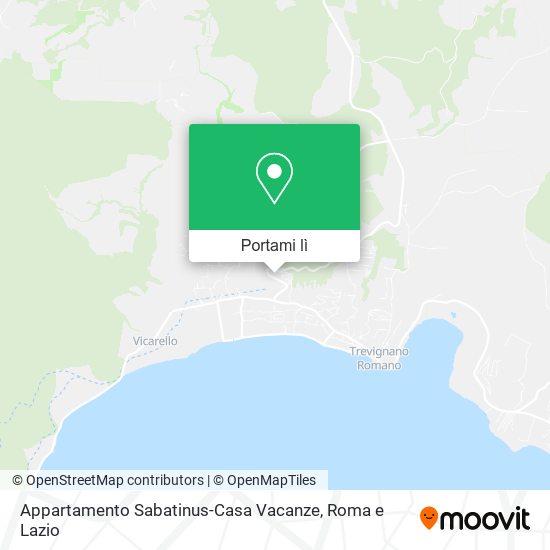 Mappa Appartamento Sabatinus-Casa Vacanze