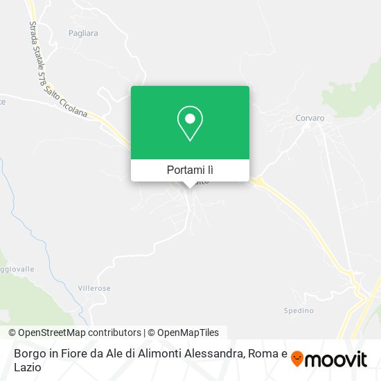 Mappa Borgo in Fiore da Ale di Alimonti Alessandra