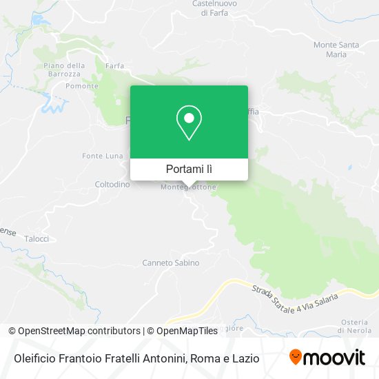 Mappa Oleificio Frantoio Fratelli Antonini
