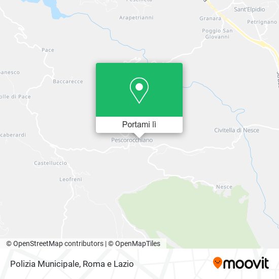 Mappa Polizia Municipale