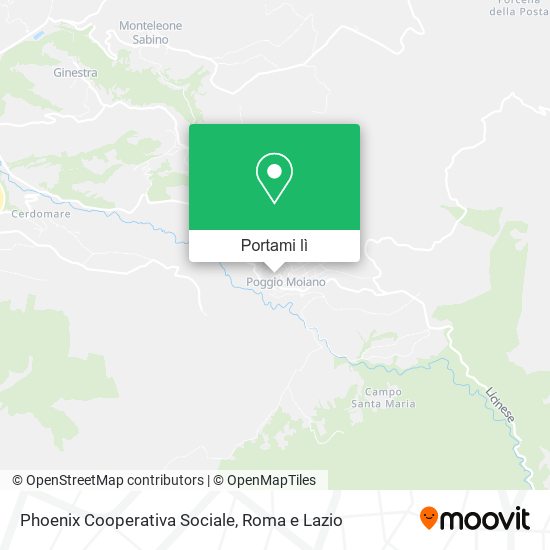 Mappa Phoenix Cooperativa Sociale