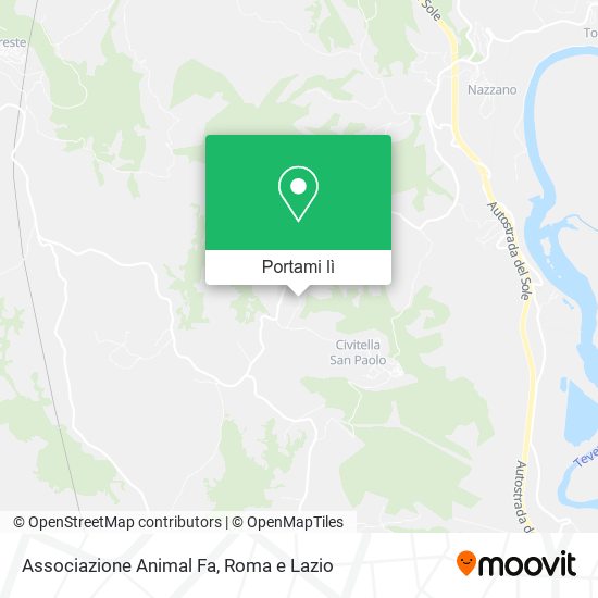 Mappa Associazione Animal Fa