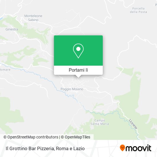 Mappa Il Grottino Bar Pizzeria