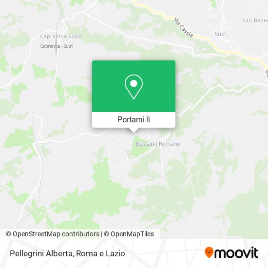Mappa Pellegrini Alberta