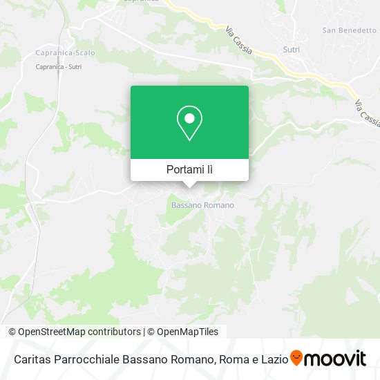 Mappa Caritas Parrocchiale Bassano Romano