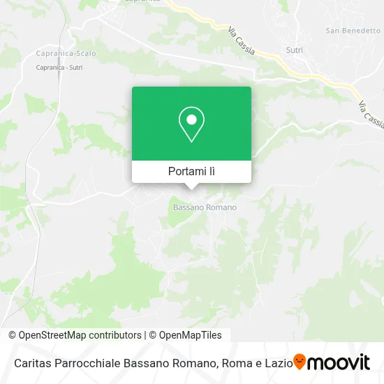 Mappa Caritas Parrocchiale Bassano Romano