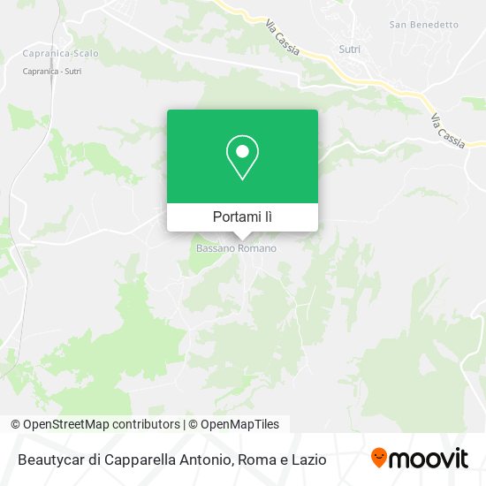 Mappa Beautycar di Capparella Antonio