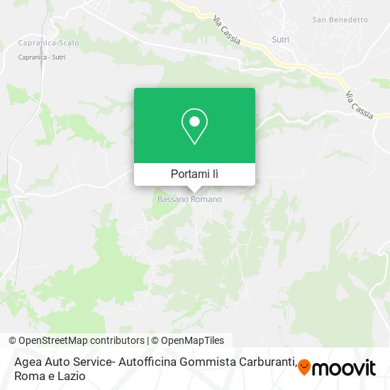 Mappa Agea Auto Service- Autofficina Gommista Carburanti