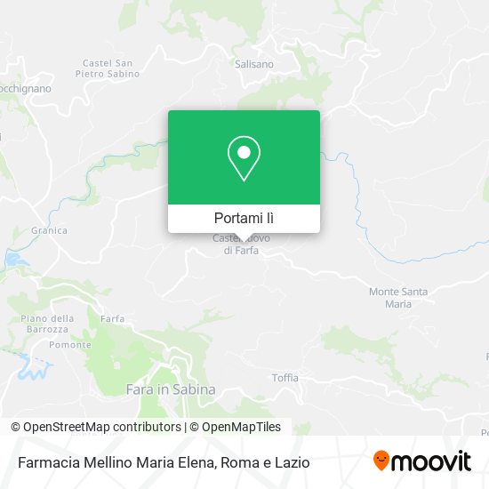 Mappa Farmacia Mellino Maria Elena