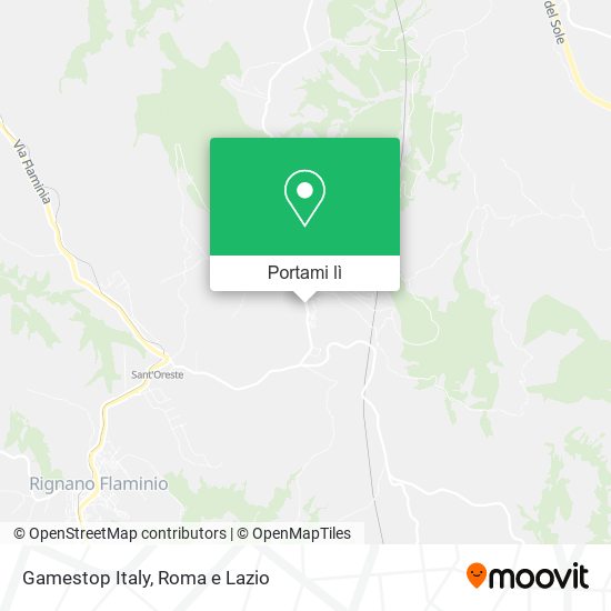 Mappa Gamestop Italy