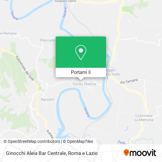 Mappa Ginocchi Aleia Bar Centrale