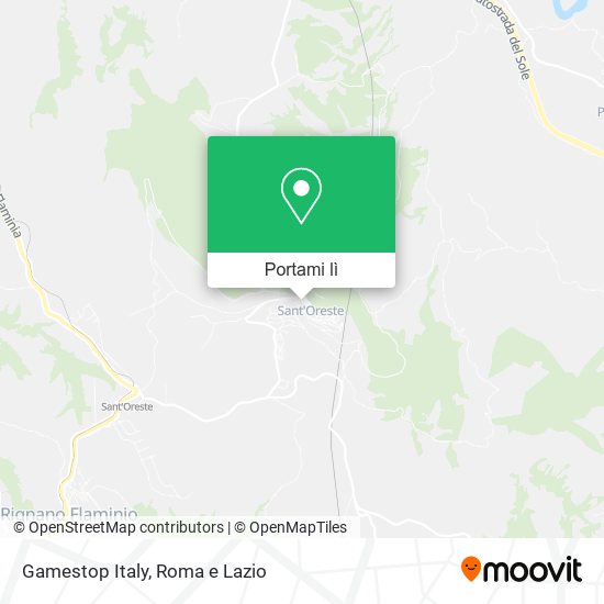 Mappa Gamestop Italy