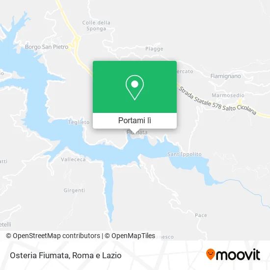 Mappa Osteria Fiumata