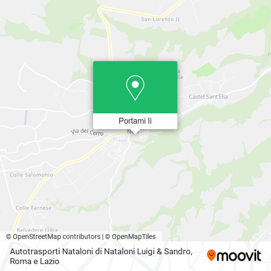 Mappa Autotrasporti Nataloni di Nataloni Luigi & Sandro