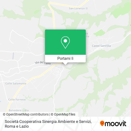 Mappa Società Cooperativa Sinergia Ambiente e Servizi