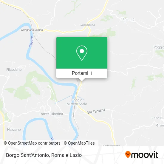 Mappa Borgo Sant'Antonio