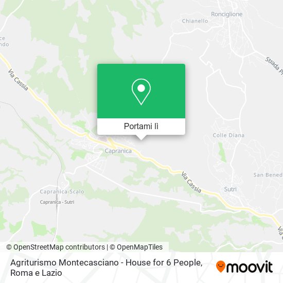 Mappa Agriturismo Montecasciano - House for 6 People