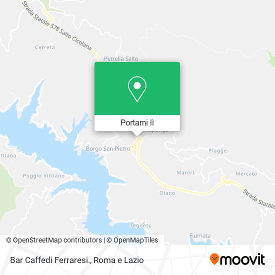 Mappa Bar Caffedi Ferraresi.