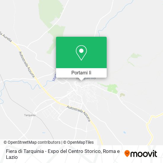 Mappa Fiera di Tarquinia - Expo del Centro Storico