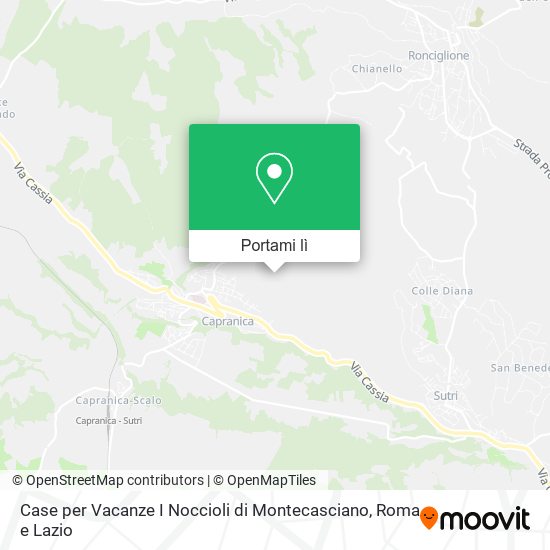 Mappa Case per Vacanze I Noccioli di Montecasciano