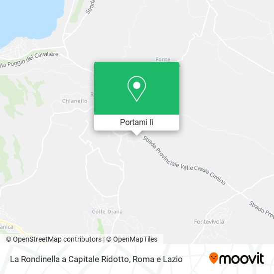 Mappa La Rondinella a Capitale Ridotto