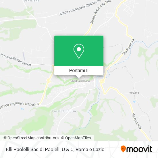 Mappa F.lli Paolelli Sas di Paolelli U & C