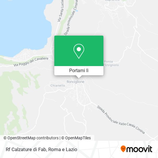 Mappa Rf Calzature di Fab