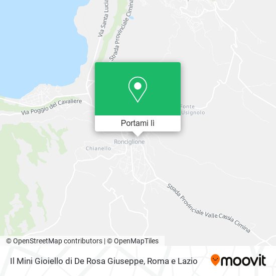 Mappa Il Mini Gioiello di De Rosa Giuseppe