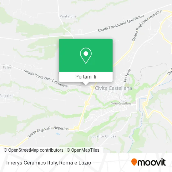Mappa Imerys Ceramics Italy