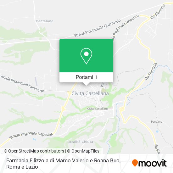 Mappa Farmacia Filizzola di Marco Valerio e Roana Buo