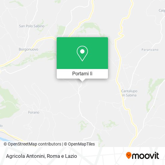 Mappa Agricola Antonini