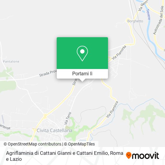 Mappa Agriflaminia di Cattani Gianni e Cattani Emilio