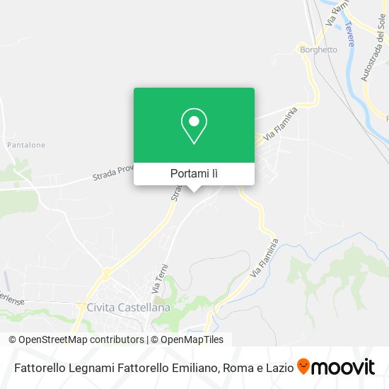 Mappa Fattorello Legnami Fattorello Emiliano