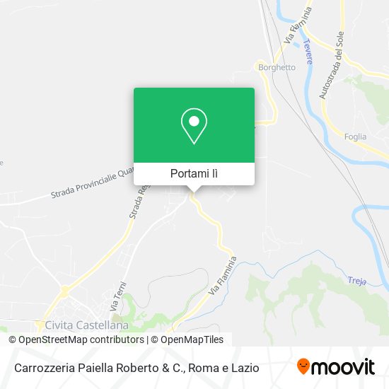 Mappa Carrozzeria Paiella Roberto & C.